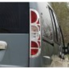 Woodhub Fiat Doblo 2005-2009 Model Arası Krom Stop Çerçevesi 2 Parça Paslanmaz Çelik