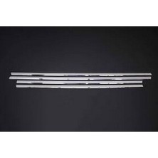 Woodhub Honda Cıvıc 2002-2006 Arası Krom Cam Çıtası 4 Parça Paslanmaz Çelik