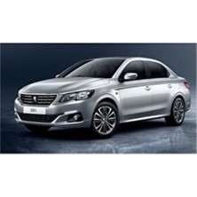 Woodhub Peugeot 301 2012 ve Üzeri Modeller Krom Kapı Eşiği 4 Parça Paslanmaz Çelik