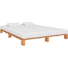 Pinoxi Ahşap Platform Karyola Ceviz Renk 160 x 200  cm