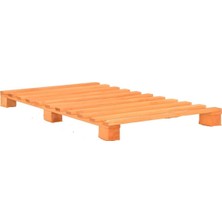 Pinoxi Ahşap Platform Karyola Ceviz Renk 90 x 190  cm