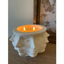Nish Candles Çok Yüzlü, Büyük Boy Soya Mumu Lavanta Kokulu Ev, Bahçe, Balkon Dekorasyonu, Ofis Hediyesi