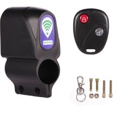 Huoxun Shop C L4969 Stili Motosiklet Bisiklet Için Su Geçirmez Güvenlik Uyarı Alarmı Ile Uzaktan Kumandalı Kablosuz Hırsızlık Alarmı Kilidi (Yurt Dışından)