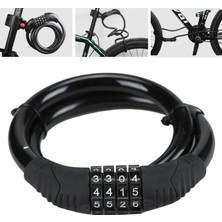 Huoxun Shop C Mavi Stil Bisiklet Aksesuarları Bisiklet Kilidi Hırsızlık Önleyici Şifreli Kombinasyon Numarası Kilidi Bisiklet Kilit Çelik Outdoor Ekipman Mtb Parçaları (Yurt Dışından)