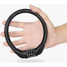 Huoxun Shop C Mavi Stil Bisiklet Hırsızlığına Karşı Taşınabilir Şifreli Güvenlik Halka Kilidi Elektrikli Motosiklet Dağ Bisikleti 4 Haneli Şifreli Bisiklet Bisiklet Halka Kilidi (Yurt Dışından)