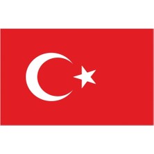 70X105 cm 1. Kalite Alpaga Bez Kumaş Türk Bayrağı
