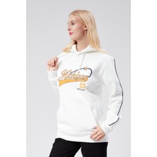 Kapüşonlu Kadın Lacivert Slim Fit Sweatshirt 24FWW64079