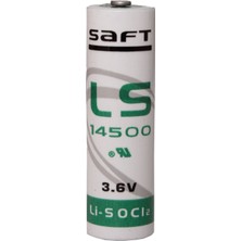 Saft LS14500 Aa 3.6 V Li-Socı2 Lityum Kalem Pil