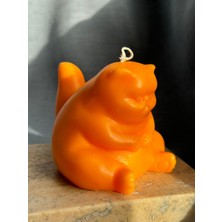 Nish Candles Dekoratif Tombul Tatlı Kedi Mum Kediseverler Için Kokulu Kedi Obje Mum