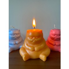 Nish Candles Dekoratif Tombul Tatlı Kedi Mum Kediseverler Için Kokulu Kedi Obje Mum