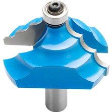 Ronia Ahşap Freze Bıçakları 21B-57129612 Rulmanlı Motif Freze Ucu Sap (D): 12 mm