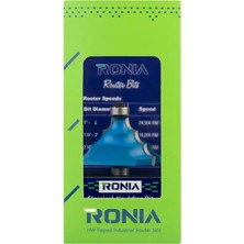Ronia Ahşap Freze Bıçakları 21B-57129612 Rulmanlı Motif Freze Ucu Sap (D): 12 mm