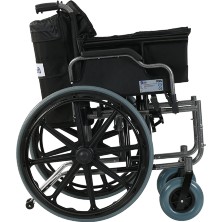 Golfi G140 Katlanabilir Manuel Bariatrik Geniş ( 55 cm Oturma Alanı ) Tekerlekli Sandalye | Comfortable Wheelchair