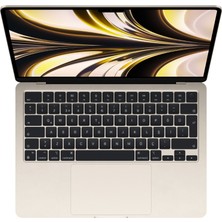 Apple MacBook Air M2 16GB 256GB SSD macOS 13" Taşınabilir Bilgisayar Yıldız Işığı MC7W4TU/A