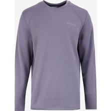 Discovery Expedition Antrasit Erkek Bisiklet Yaka Relaxed Fit Uzun Kollu T-Shirt D4WM-TST3275