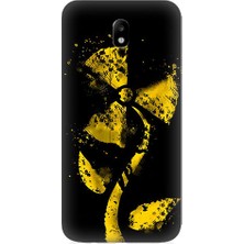 Teknomeg  Samsung Galaxy J5 Pro Uyumlu Rüzgar Gülü  Desenli Silikon Kılıf