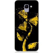 Teknomeg Samsung Galaxy J6 Uyumlu Rüzgar Gülü  Desenli Silikon Kılıf