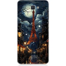 Teknomeg Samsung Galaxy J7 Prime Uyumlu Paris Sokakları  Desenli Silikon Kılıf
