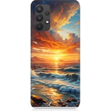 Teknomeg Samsung Galaxy A32 Uyumlu Komik Posterler  Desenli Silikon Kılıf