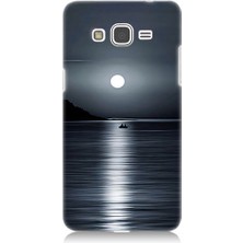 Teknomeg Samsung Galaxy Grand Prime Uyumlu Ay Işığı  Desenli Silikon Kılıf