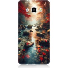Teknomeg Samsung Galaxy J7 2016 Uyumlu Huzurlu Orman  Desenli Silikon Kılıf