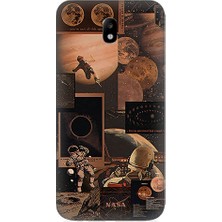 Teknomeg Samsung Galaxy J5 Pro Uyumlu Uzay Posterleri  Desenli Silikon Kılıf