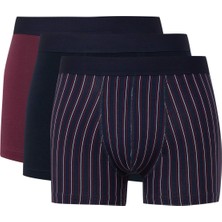 DeFacto Erkek Çizgili 3'lü Boxer E0028AX24WN