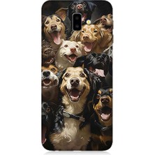 Teknomeg Samsung Galaxy J6 Plus Uyumlu Köpek Ailesi  Desenli Silikon Kılıf