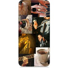 Teknomeg Samsung Galaxy J4 Plus Uyumlu Sanat Kolleksiyonu  Desenli Silikon Kılıf