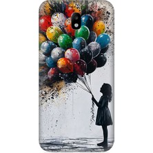 Teknomeg Samsung Galaxy J5 Pro Uyumlu Balonlu Çocuk  Desenli Silikon Kılıf