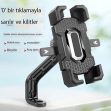 Leca Elektrikli Araç Cep Telefonu Tutucusu Pil Motosiklet Bisiklet Tutucusu (Yurt Dışından)