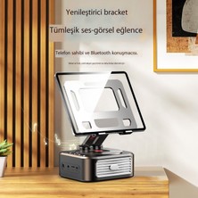 Leca Üçü Bir Arada Tablet Standı Hoparlör Güç Bankası Çok Fonksiyonlu Stand Bluetooth Sesli Cep Telefonu (Yurt Dışından)