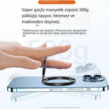 Span Cep Telefonu Için Uygun Manyetik Halka Toka Ayarlanabilir Alaşımlı Manyetik Masaüstü Cep Telefonu Tutucusu (Yurt Dışından)