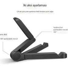 Span Çok Fonksiyonlu Masaüstü Tembel Cep Telefonu Tutucu Tablet Katlanabilir Ayarlanabilir Canlı Yayın Taşınabilir Tripod (Yurt Dışından)