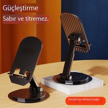 Span Alüminyum Alaşımlı Döner Kaldırma Katlanır Cep Telefonu Tutucu Masaüstü Metal Tablet Tutucu (Yurt Dışından)