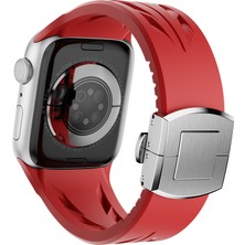 Kip GSM Apple Watch Ultra 49MM - KRD-127 Metal Tokalı Silikon Kordon