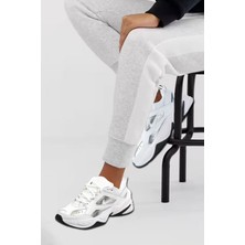 Nike M2K Tekno Ess Leather Gerçek Deri Beyaz Kadın Spor Ayakkabı