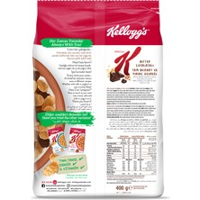 Kellogg's Special K Bitter Çikolatalı Kahvaltılık Tam Buğday ve Pirinç Gevreği 400 gr x 3 Adet, Tam Tahıllı