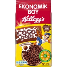 Kellogg's Coco Pops Çikolatalı Buğday ve Mısır Gevreği 700 gr x 3 Adet, Lif, Demir ve 6 Vitamin içerir