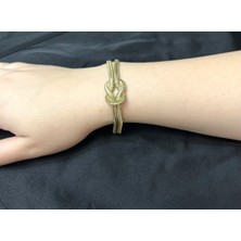 Gracia Accessory Düğüm Zincir Gold Bileklik