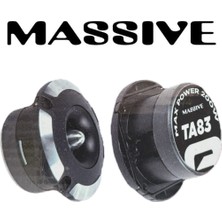 Woodhub MS-TA83 Çifti 400WAT-200W Rms 10CM Spl Dome Tweeter 1TAKIM/2ADET