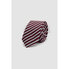 D'S Damat Bordo Desenli 5,5 cm Kravat 3HF15ORTCZG01