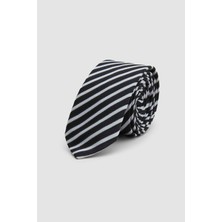 D'S Damat Siyah Desenli 5,5 cm Kravat 3HF15ORTCZG01