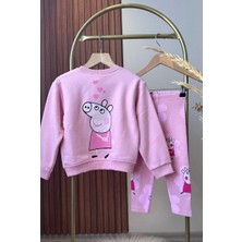 Atelier Linny Kız Çocuk Peppa Pig Baskılı Alt Üst Takım