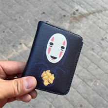 Köstebek Anime Spirited Away No-Face Kısa Cüzdan