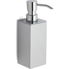 System Banyo Aksesuarları Sıvı Sabunluk Duvara Monte Krom 190x60x104 mm