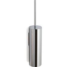 System Banyo Aksesuarları Duvara Monte Klozet Fırçası Krom 422x91x80 mm