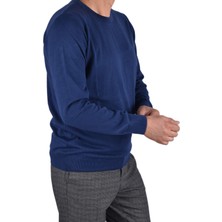 RYM-22920 Bisiklet Yaka Kazak/lacivert/2xl