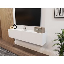 Albero Home Albero Perna Duvara Monte Tv Ünitesi 150  cm  Beyaz
