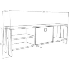 Albero Home Albero Novel Tv Ünitesi 150  cm  Beyaz